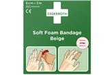 Bandaż piankowy beżowy Cederroth Soft Foam Bandage 6 cm x 2 m REF 51011019