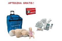 Zestaw fantomów Little Family z defibrylatorem, apteczka GRATIS