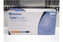 Rękawice nitrylowe XS Medicom SafeTouch Advanced Black