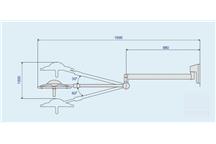 Lampa operacyjna LED EMALED 300 W (Ścienna)