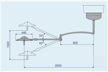 Lampa operacyjna LED EMALED 300 D PLUS (Sufitowa)