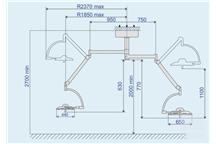 Lampa operacyjna LED EMALED 500/300 PLUS (Podwójna)