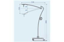 Lampa zabiegowa LED EMALED 200 F (Mobilna)