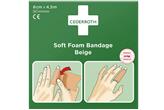 Bandaż piankowy beżowy Cederroth Soft Foam Bandage 6 cm x 4,5 m REF 51011020
