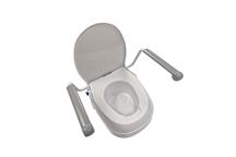 Nakładka podwyższająca na sedes z poręczami (reg. 6/10/15cm) - Mobilex Nakładka podwyższająca na sedes z poręczami (reg. 6/10/15cm) - Mobilex